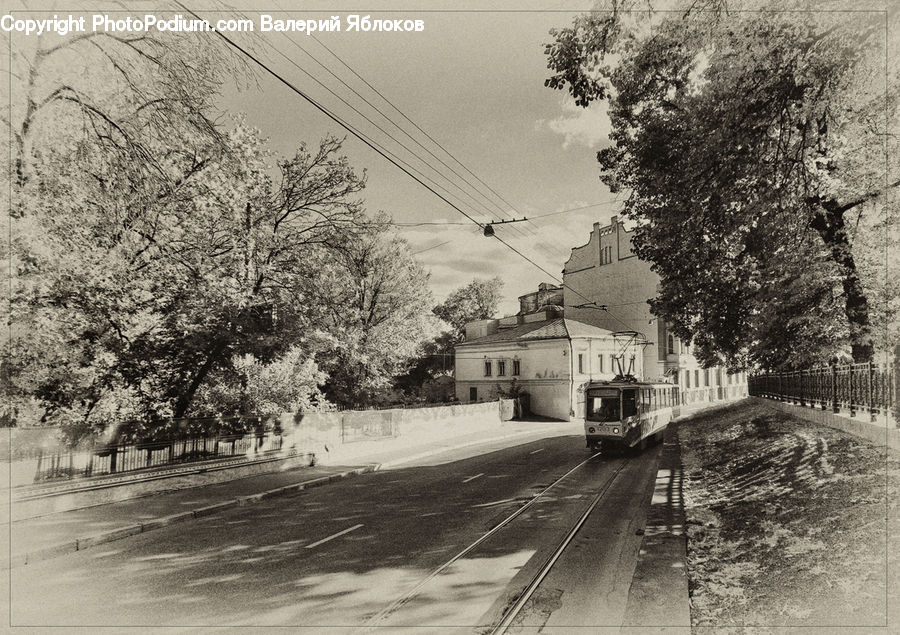Rail, Streetcar, Tram, Trolley, Vehicle, Cable Car, Ice