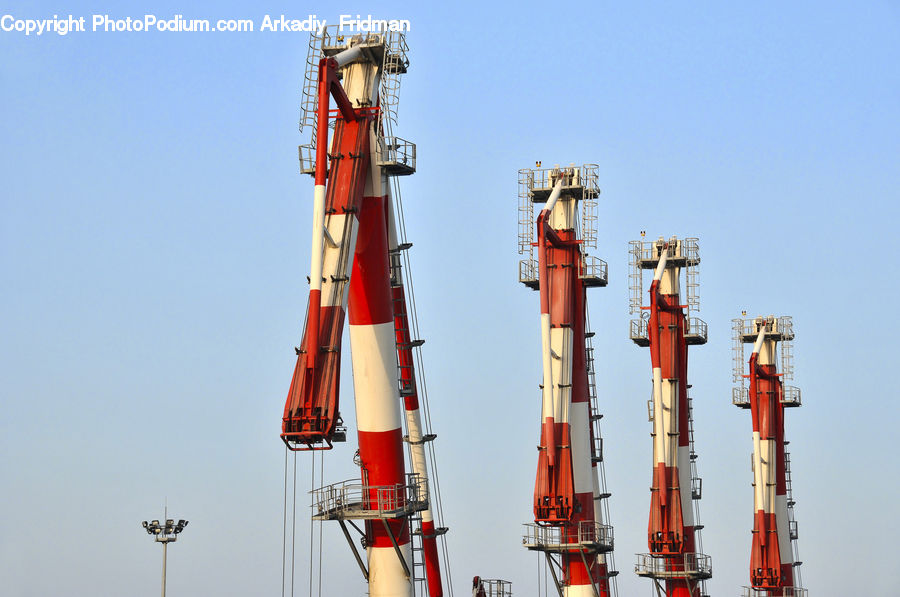 Beacon, Building, Lighthouse, Water Tower, Antenna, Factory, Refinery
