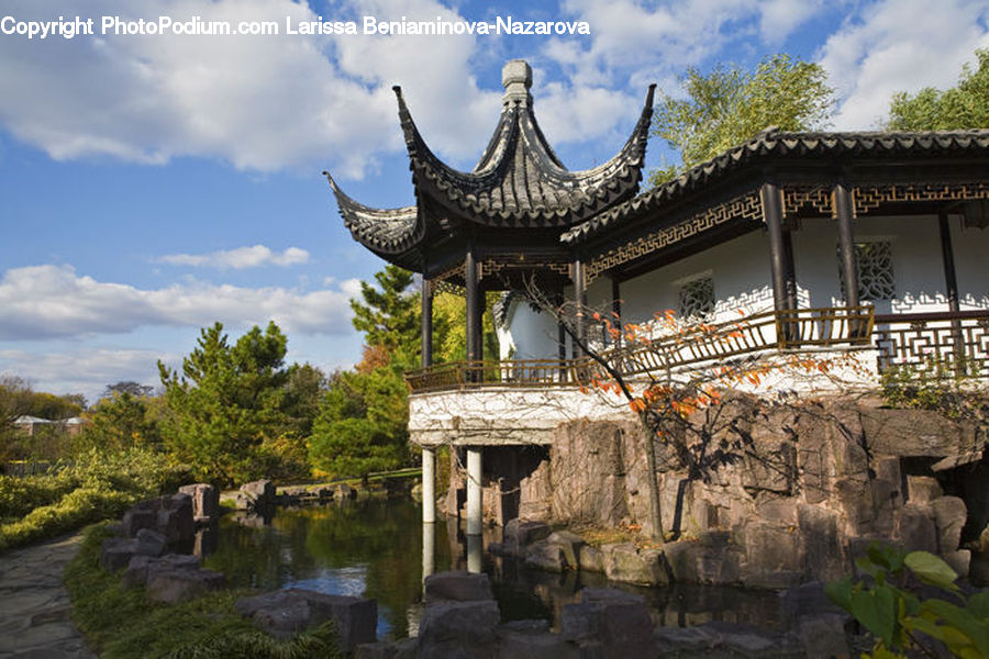 Architecture, Shrine, Temple, Worship, Castle, Fort, Gazebo