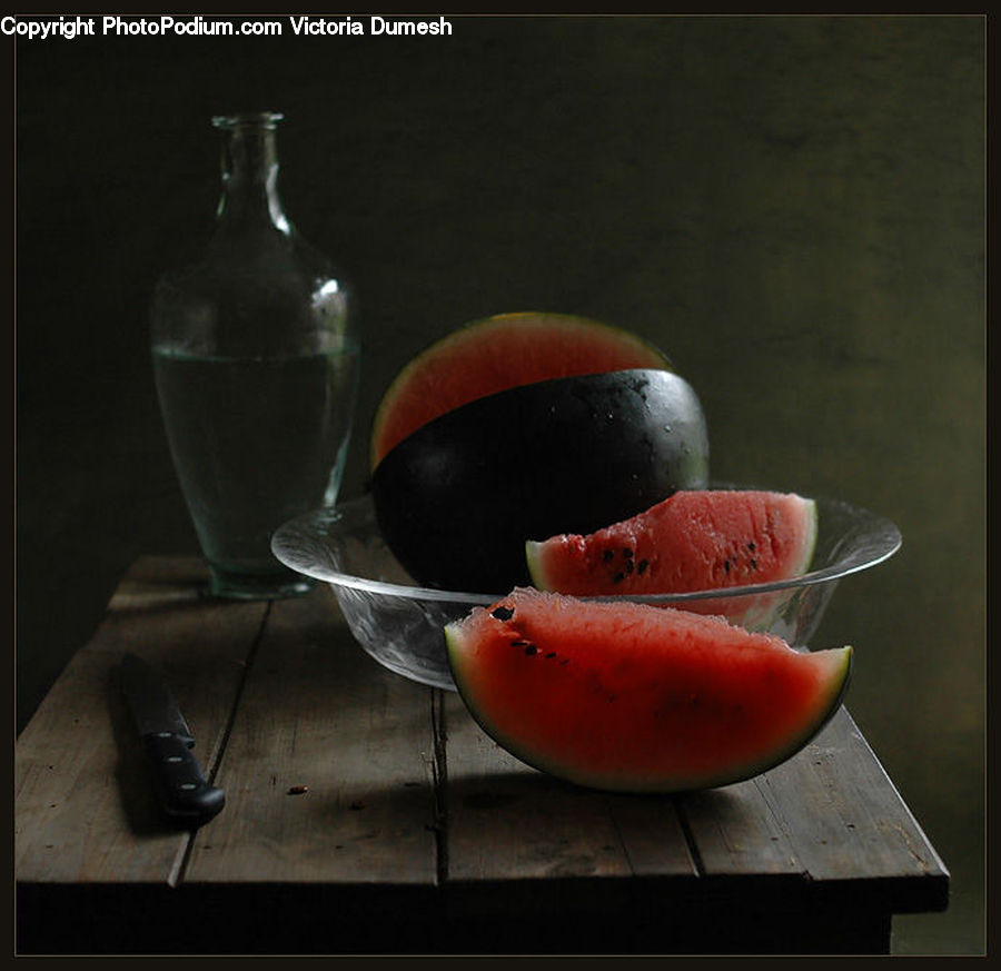 Fruit, Watermelon, Citrus Fruit, Grapefruit, Pomelo, Glass, Goblet