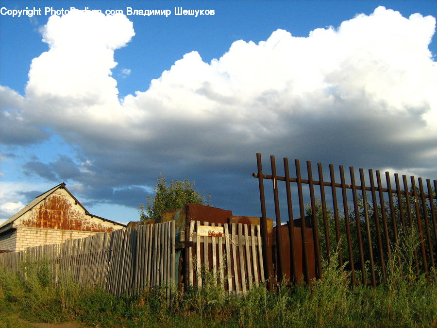 Fence, Building, Hut, Shelter, Cabin, Rural, Shack