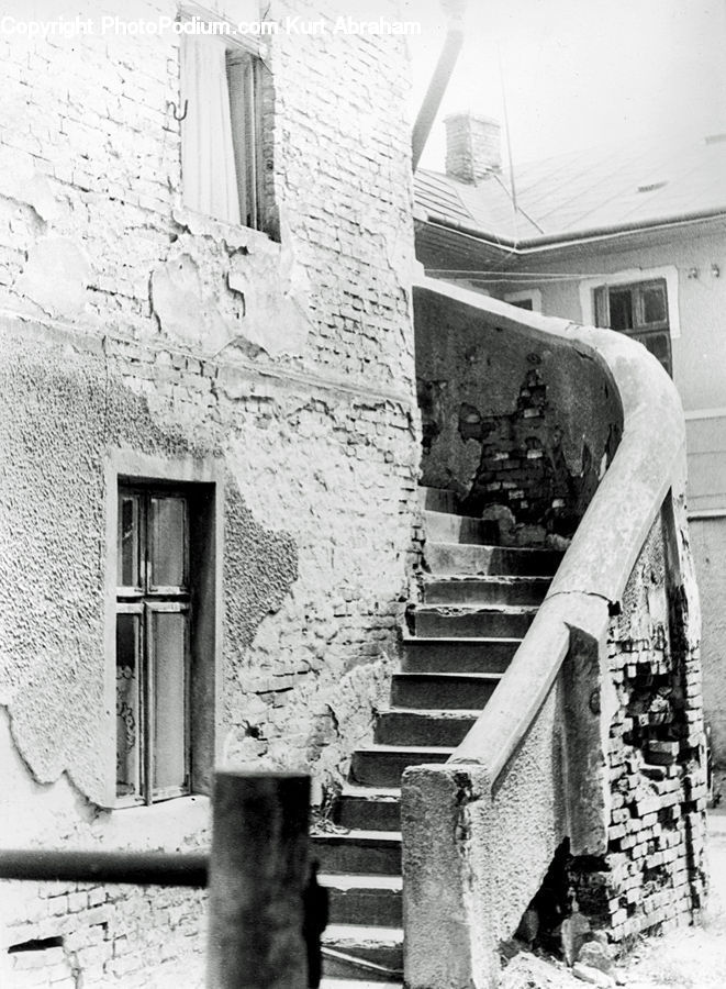 Brick, Cup, Alley, Alleyway, Road, Street, Town
