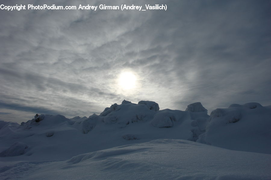 Alps, Crest, Mountain, Peak, Ice, Outdoors, Snow