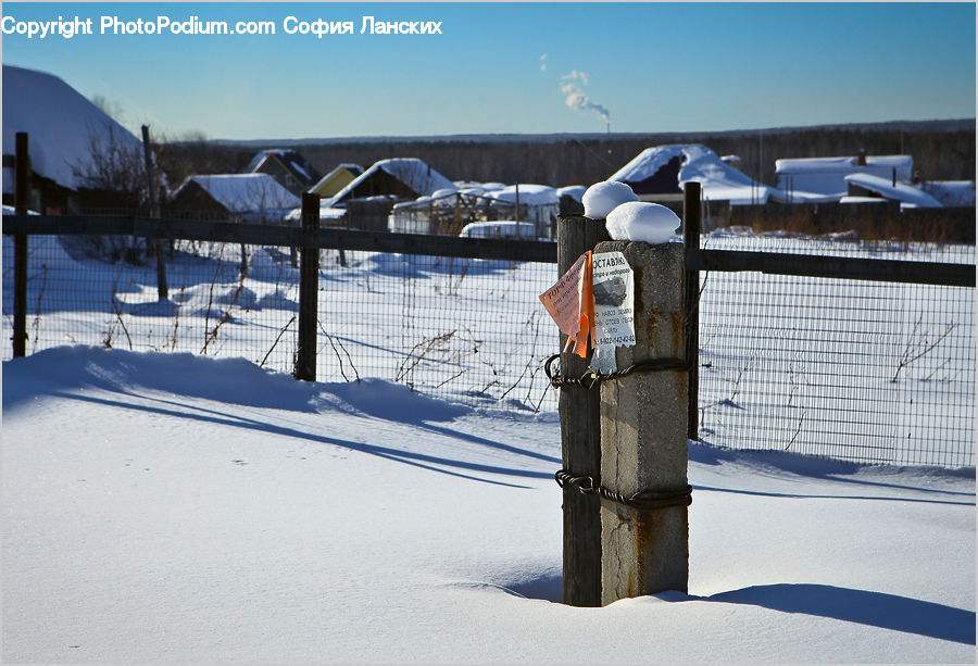 Fence, Dock, Landing, Pier, Building, Office Building