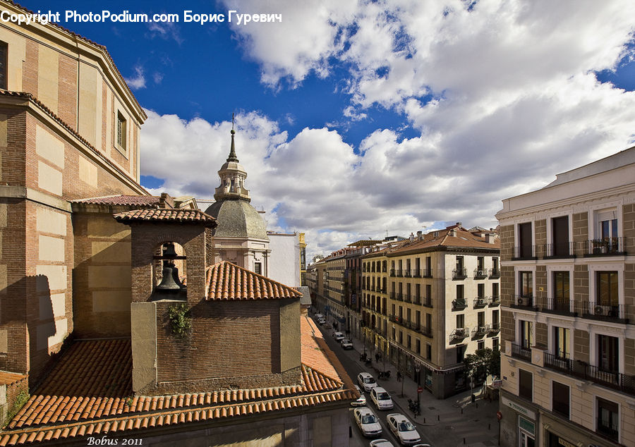 Brick, Patio, Architecture, Downtown, Plaza, Town Square, Building