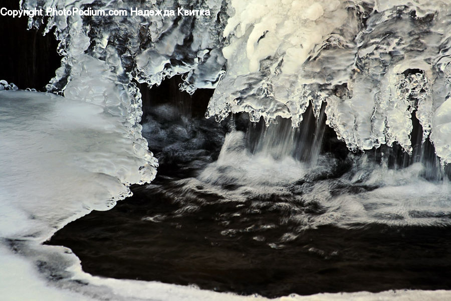 Ice, Outdoors, Snow, Arctic, Glacier, Mountain, Creek