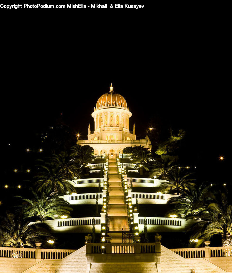 Night, Outdoors, Building, Architecture, Cathedral, Church, Worship