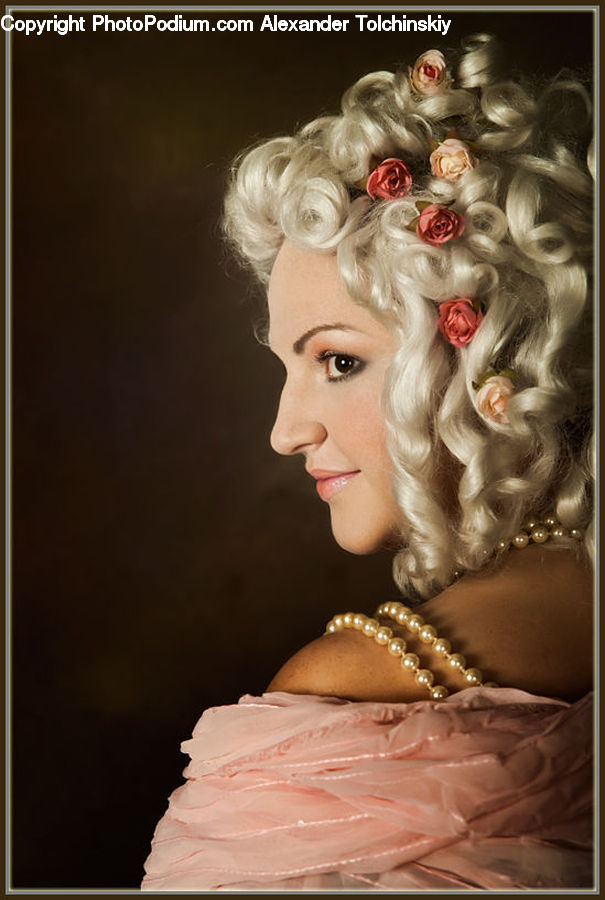 Blonde, Female, Person, Woman, Accessories, Girl, Bust
