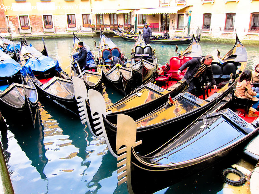 Boat, Gondola, Watercraft, Dock, Landing, Pier