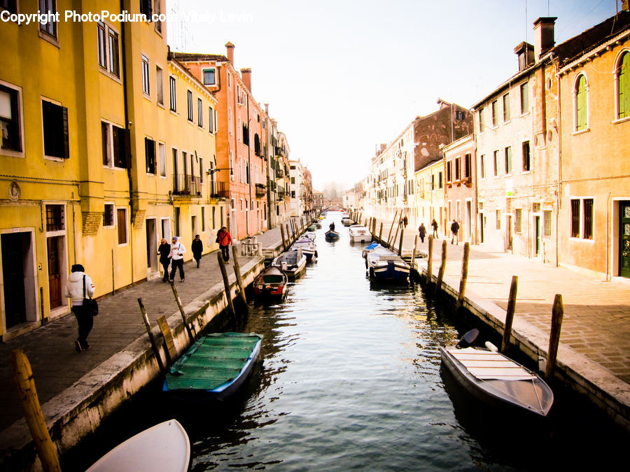 Boat, Gondola, Dinghy, Dock, Landing, Pier, Canal