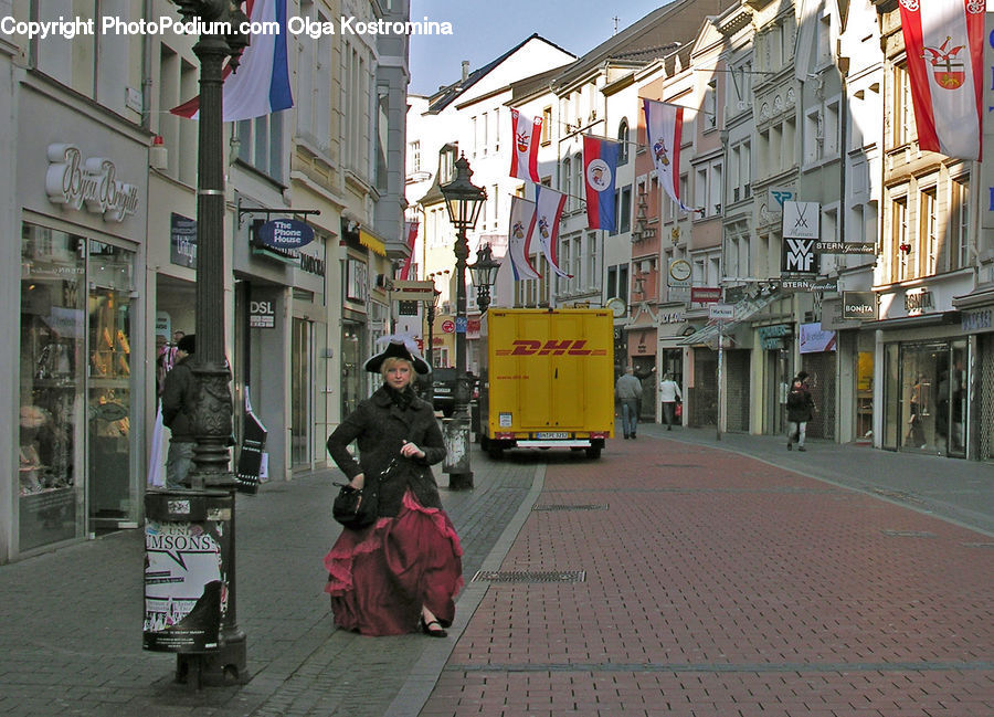 People, Person, Human, Shipping Container, Road, Street, Town