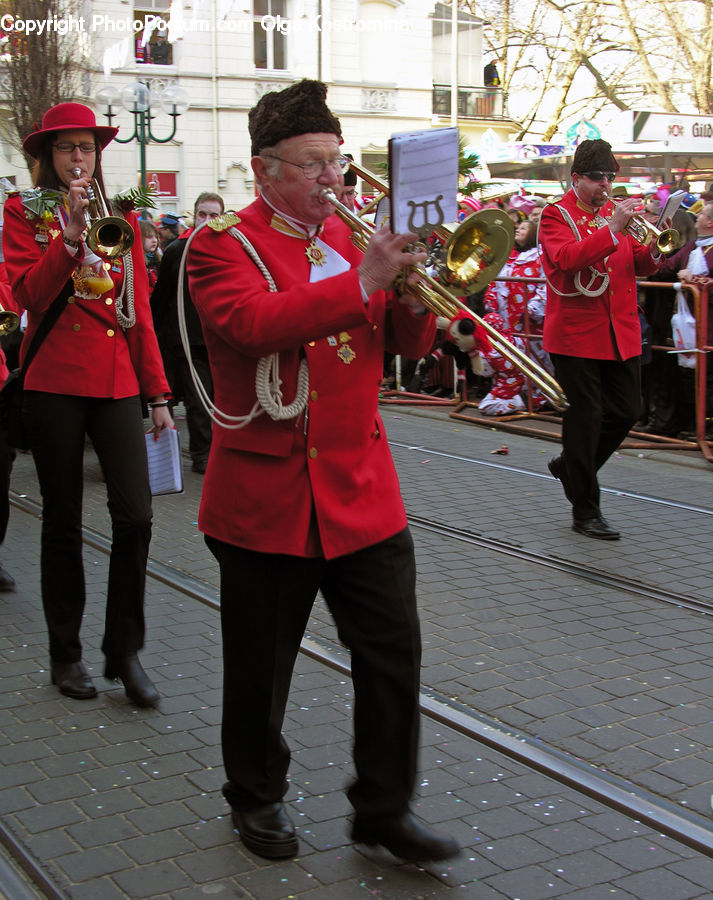 Human, People, Person, Brass Section, Cornet, Flugelhorn, Musical Instrument