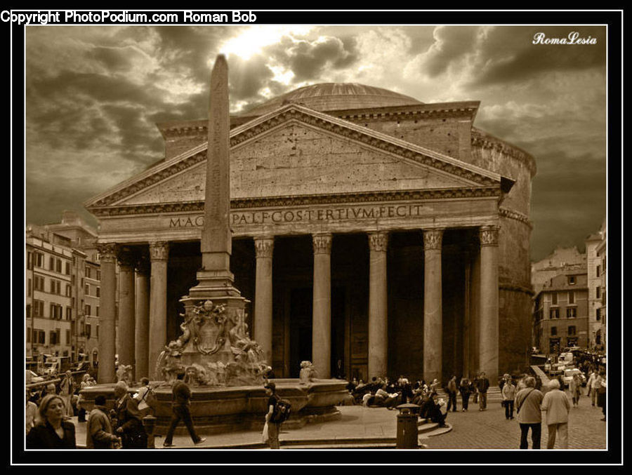 Altar, Architecture, Fountain, Water, Column, Parthenon, Temple