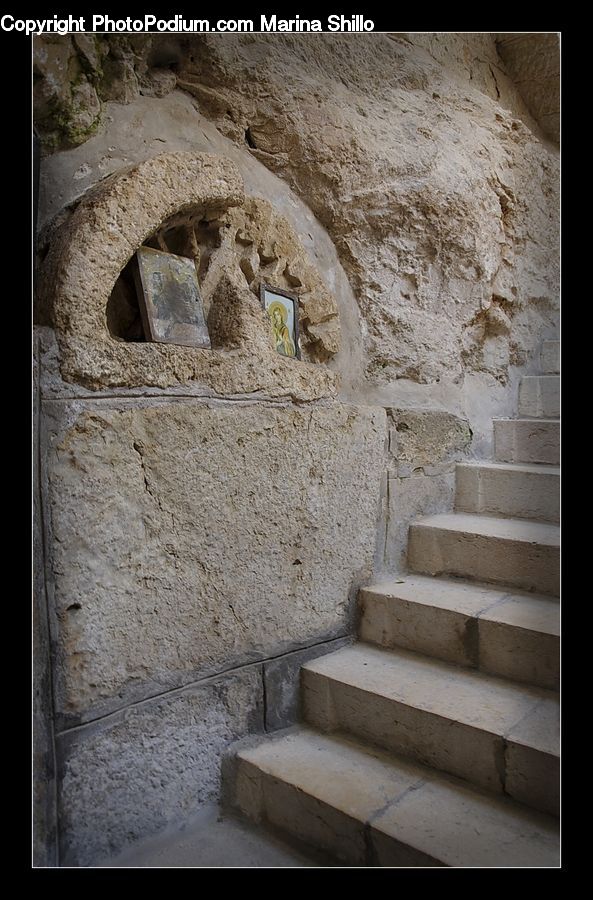 Crypt, Bench, Tomb, Lumber, Ruins, Banister, Handrail