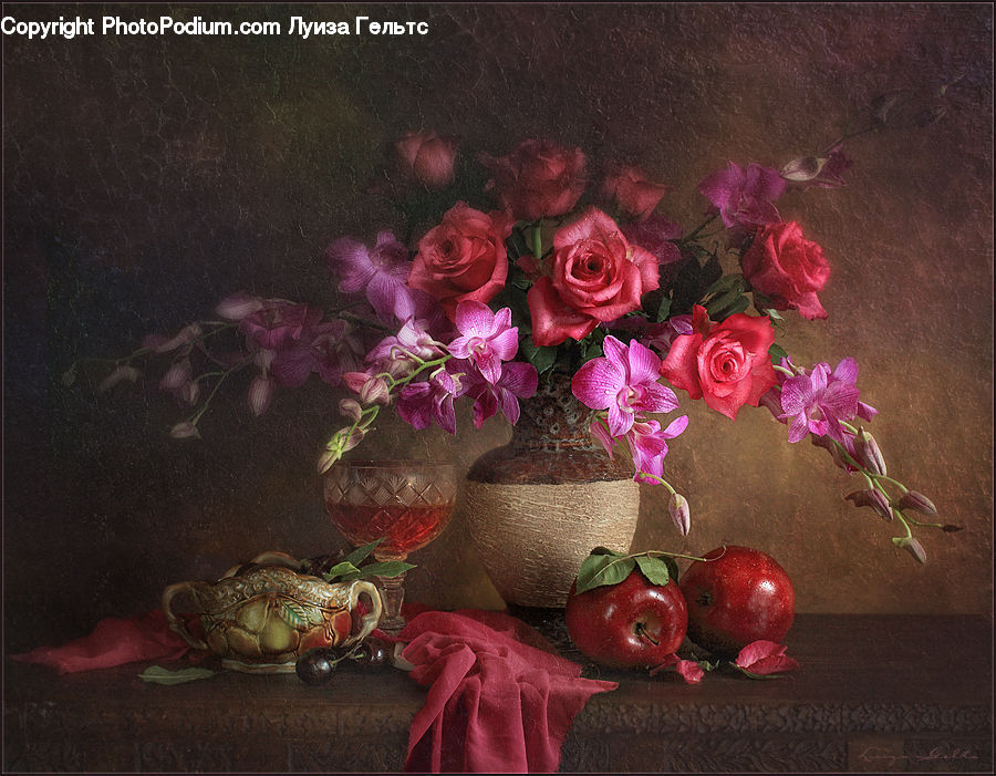 Apple, Fruit, Plant, Potted Plant, Blossom, Flora, Flower
