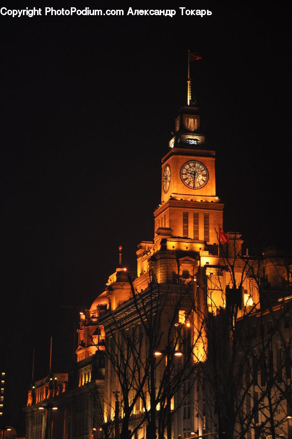 Architecture, Bell Tower, Clock Tower, Tower, Night Club, Night Life, Building