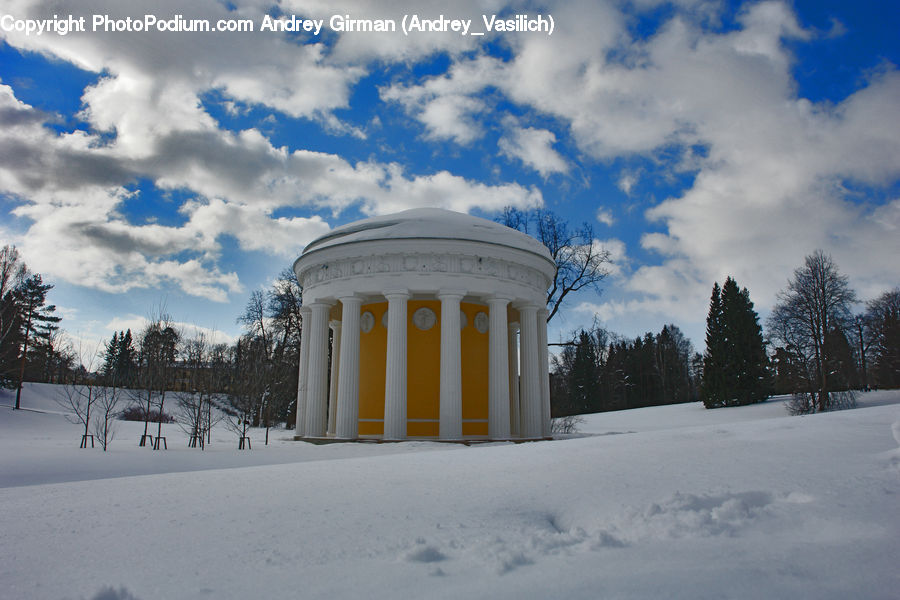 Column, Pillar, Gazebo, Architecture, Parthenon, Temple, Worship