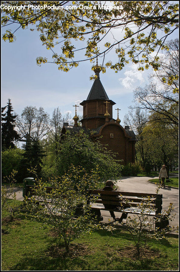 Tomb, Architecture, Housing, Monastery, Building, Cottage, Park