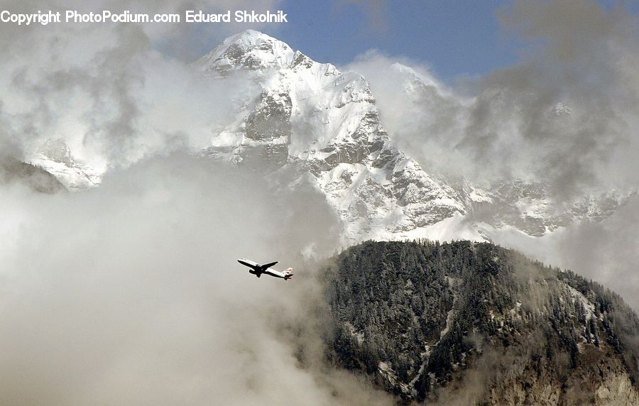 Aircraft, Airplane, Glider, Gliding, Outdoors, Sea, Sea Waves