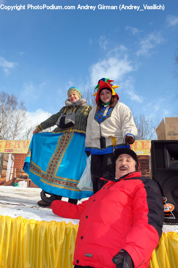 People, Person, Human, Tent, Sled, Clown, Performer