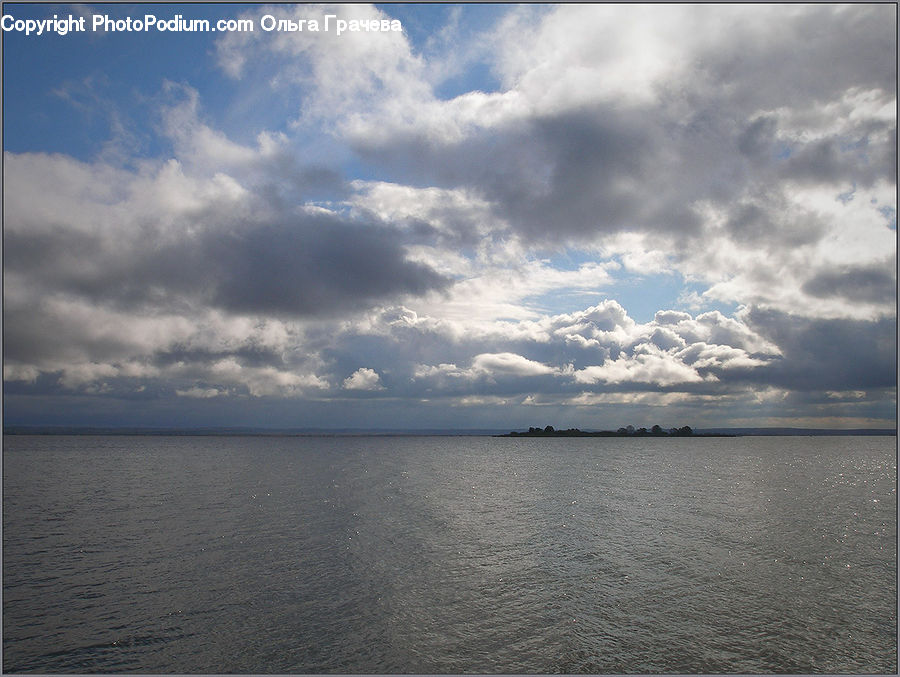 Azure Sky, Cloud, Outdoors, Sky, Cumulus, Ocean, Sea
