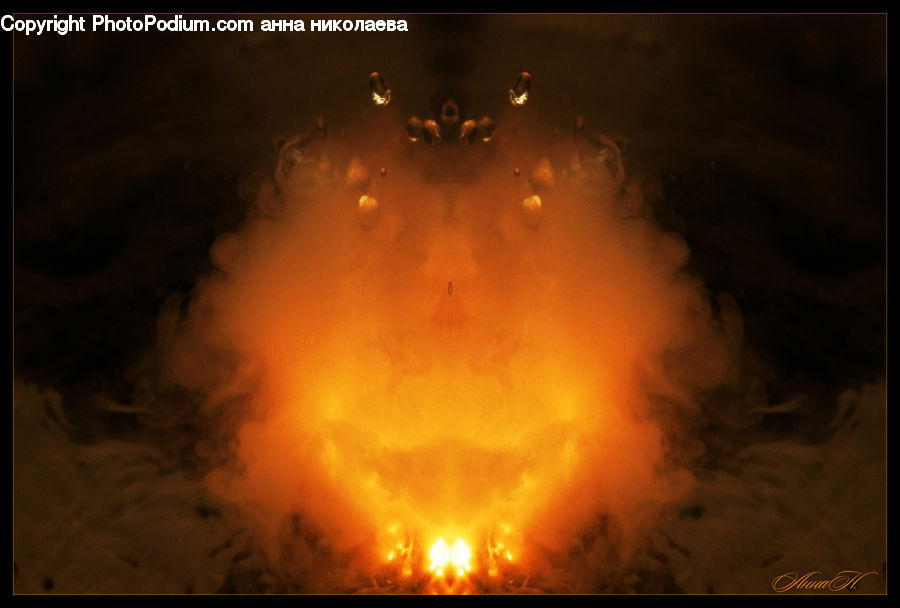 Fire, Forest Fire, Eruption, Volcano