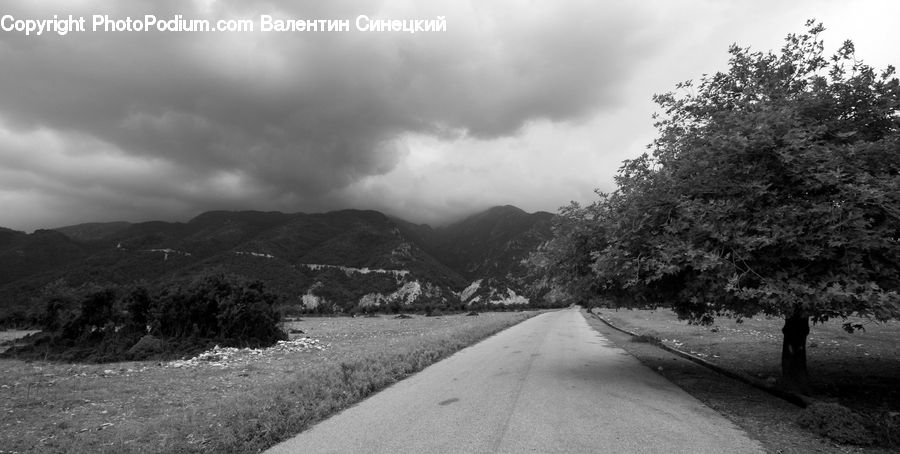 Road, Countryside, Outdoors, Alps, Crest, Mountain, Peak