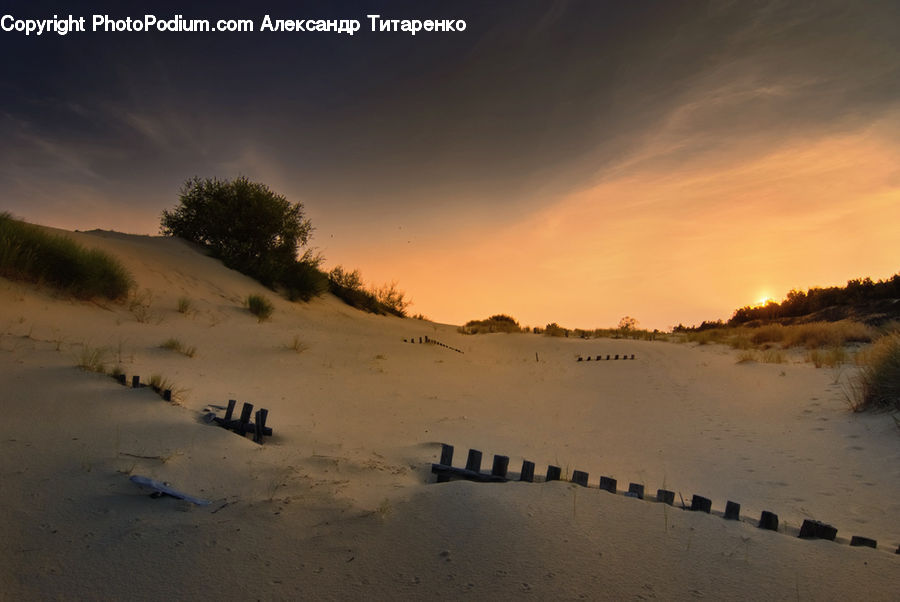 Desert, Outdoors, Dune, Beach, Coast, Sea, Water