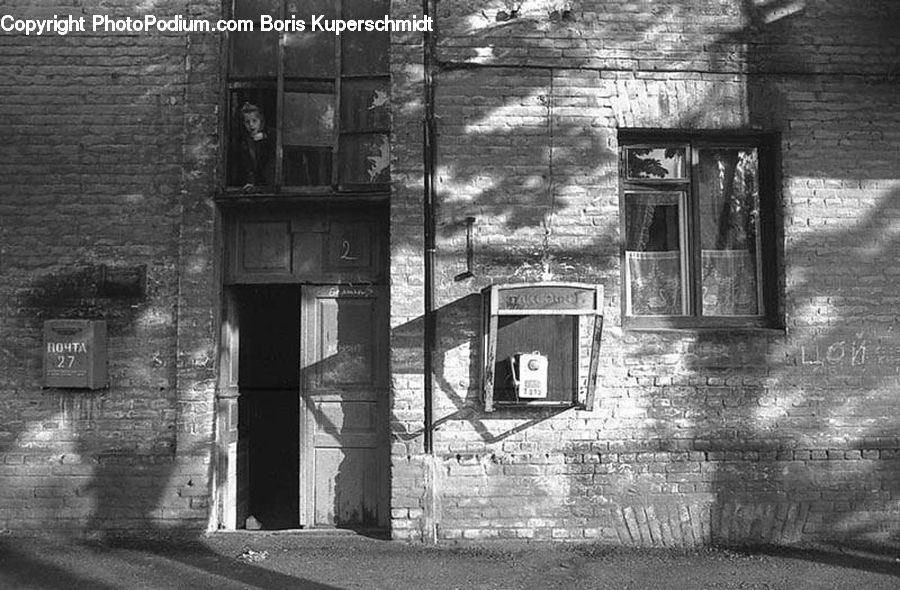 Alley, Alleyway, Road, Street, Town, Brick, Bunker