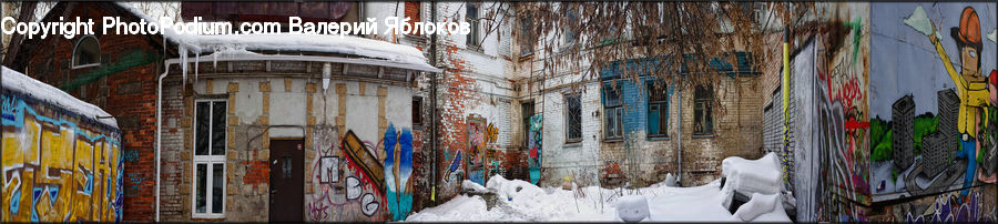 Art, Graffiti, Mural, Wall, Brick, Alley, Alleyway