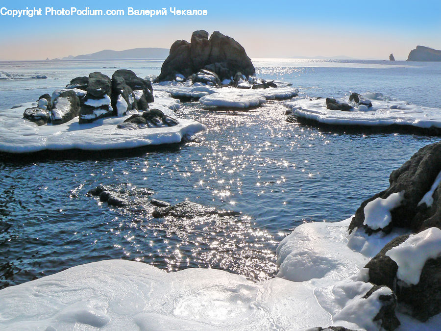 Arctic, Snow, Winter, Coast, Outdoors, Sea, Water