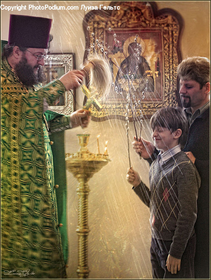 People, Person, Human, Cross, Crucifix, Glass, Fountain