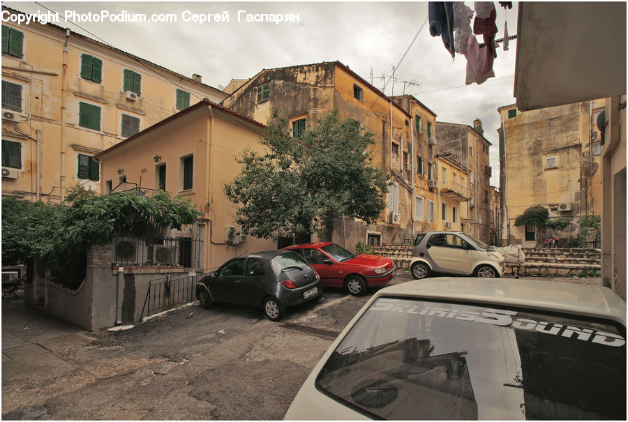 Tunnel, Plant, Potted Plant, Collage, Poster, Parking, Parking Lot