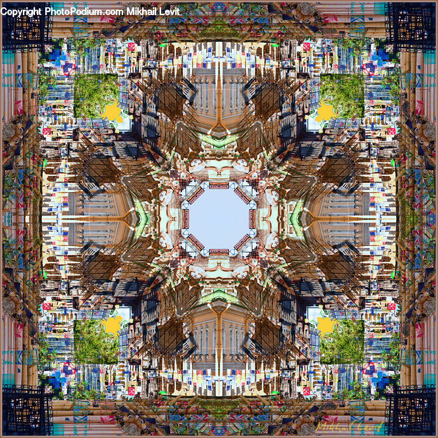 Collage, Poster, Art, Stained Glass, Mosaic, Tile
