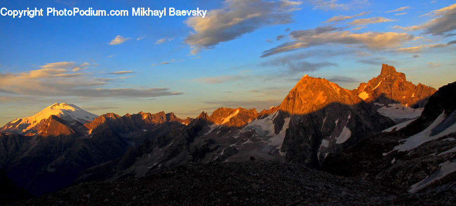 Crest, Mountain, Outdoors, Peak, Mountain Range