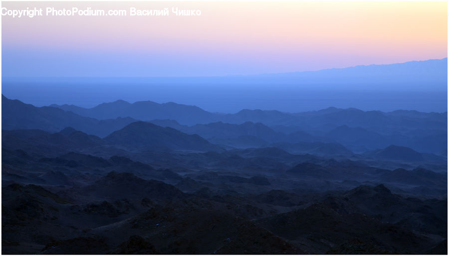 Dawn, Dusk, Sky, Sunrise, Sunset, Mountain, Mountain Range