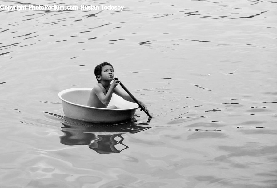 People, Person, Human, Bucket, Water, Portrait