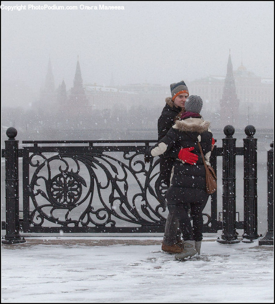 People, Person, Human, Blizzard, Outdoors, Snow, Weather
