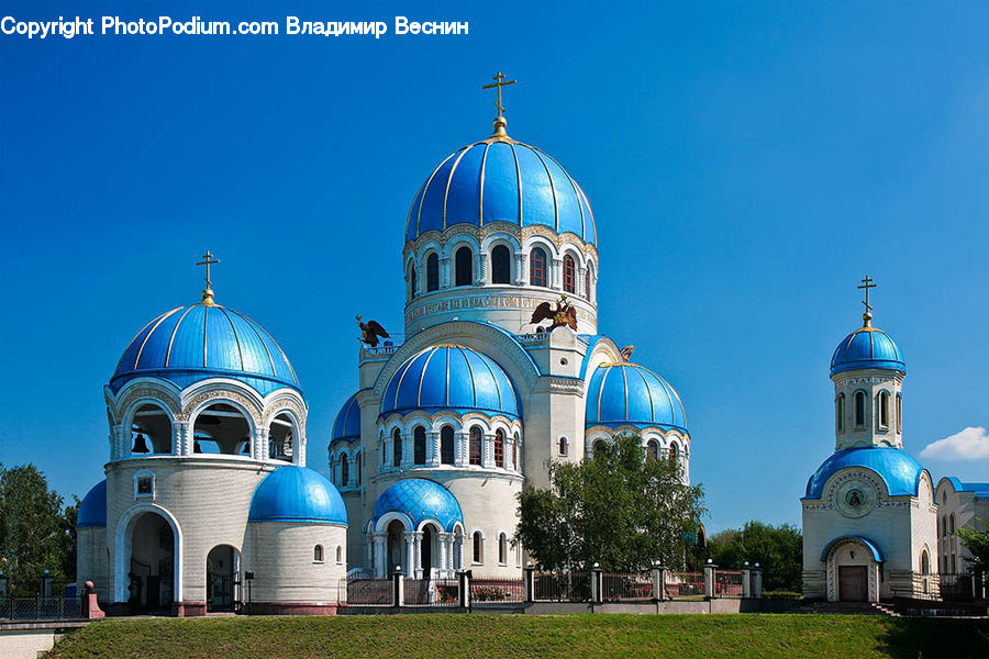 Architecture, Dome, Church, Worship, Plant, Potted Plant, Cathedral