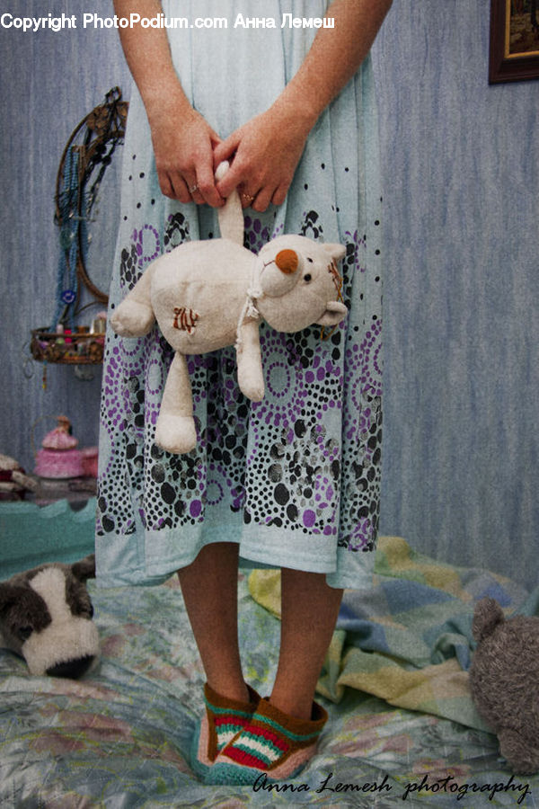 Teddy Bear, Toy, People, Person, Human, Blanket, Home Decor