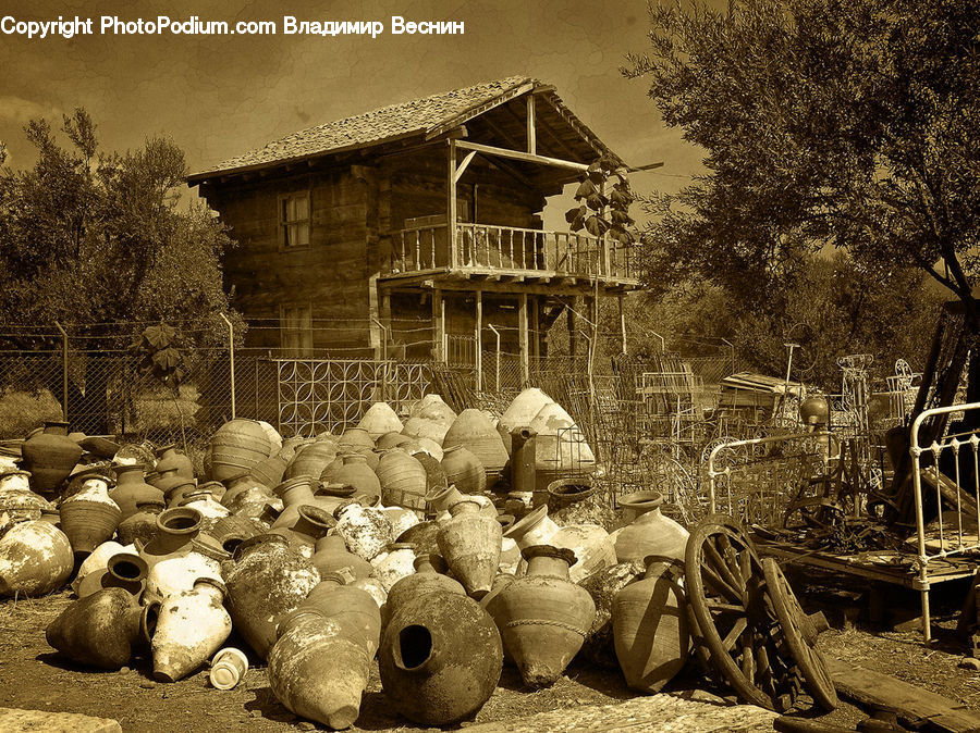 Fowl, Poultry, Cabin, Hut, Rural, Shack, Shelter