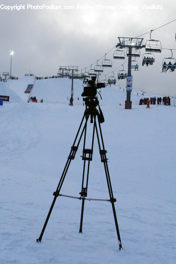 Arctic, Snow, Winter, Tripod
