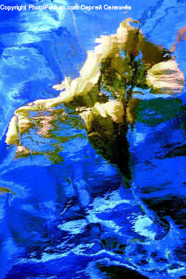 Art, Painting, Algae, Water, Landscape, Nature, Scenery