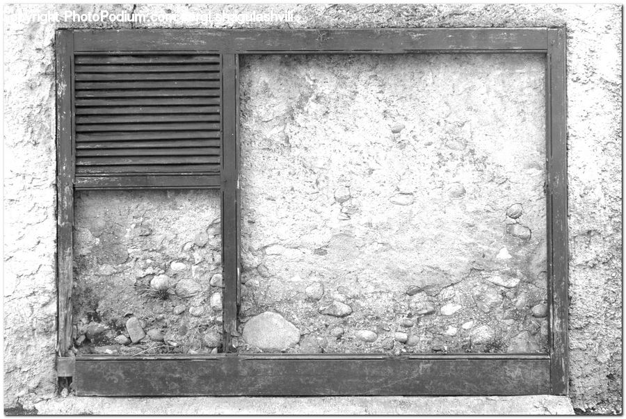Brick, Shutter, Window, Window Shade