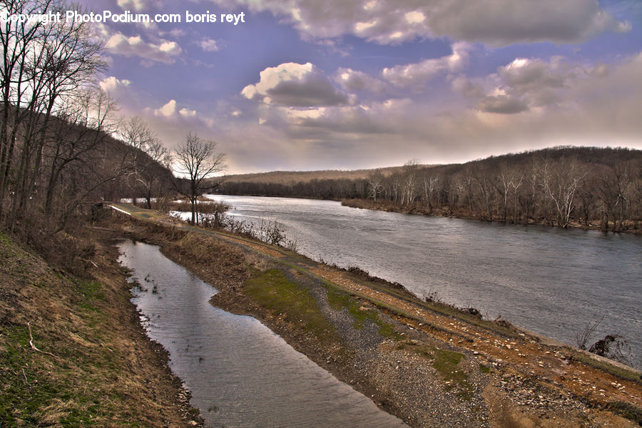 Ditch, Outdoors, River, Water, Landscape, Nature, Scenery