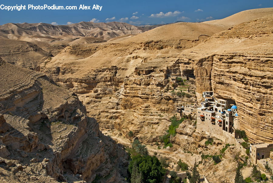 Architecture, Housing, Monastery, Canyon, Outdoors, Valley, Castle