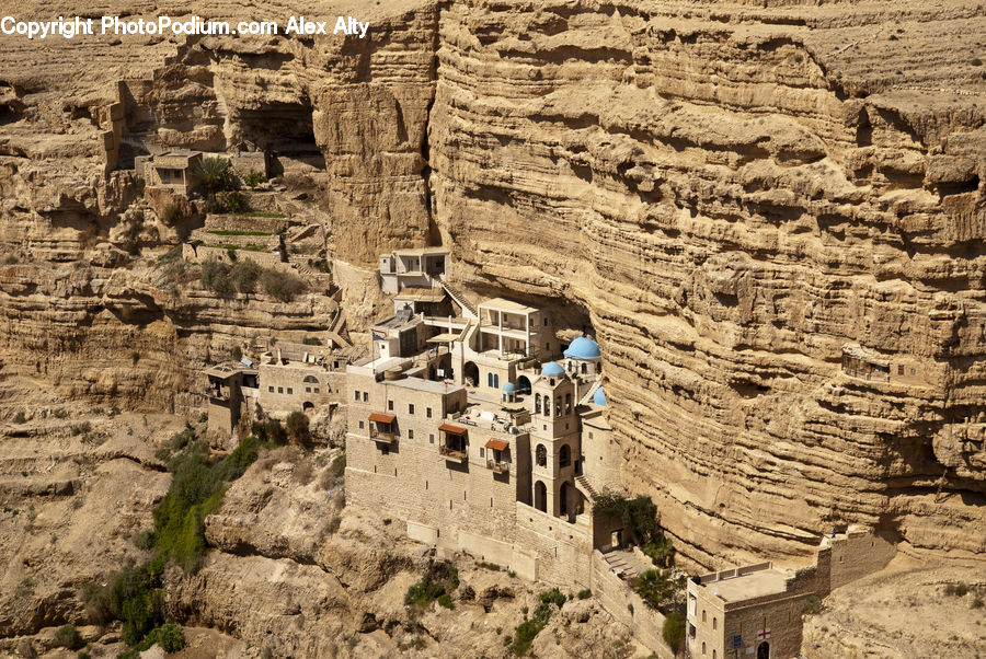 Canyon, Outdoors, Valley, Landslide, Ground, Soil, Castle