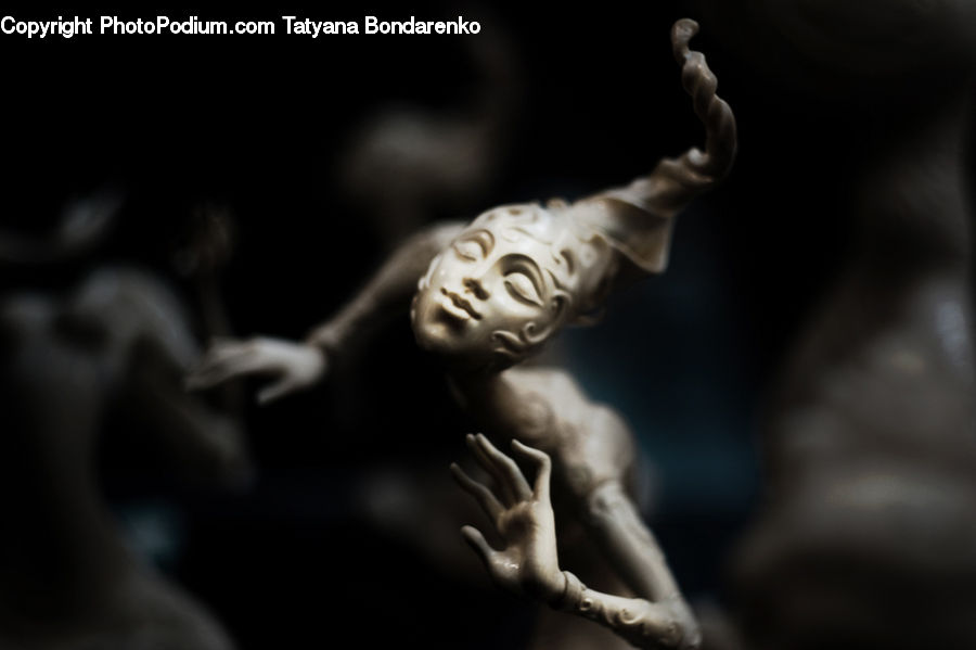 People, Person, Human, Smoke, Art, Gargoyle, Statue