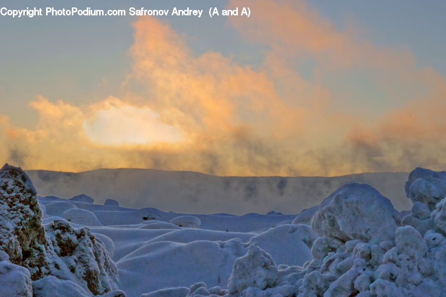 Arctic, Glacier, Ice, Mountain, Outdoors, Snow, Mountain Range