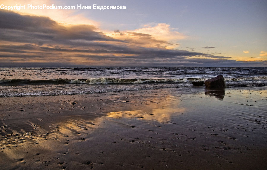 Beach, Coast, Outdoors, Sea, Water, Ocean, Sea Waves